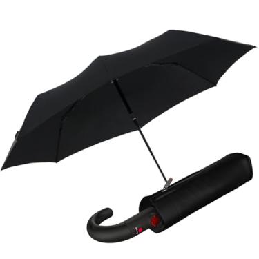 Imagem de Knirps Guarda-chuva de bolso médio T.260 Duomatic em preto – Abertura automática fechad...