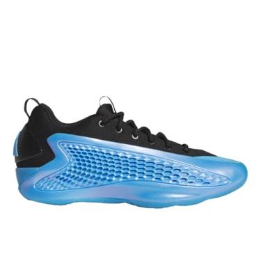 Imagem de adidas Tênis de basquete masculino Anthony Edwards1 Low, Azul Burst/Preto, 41