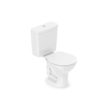 Imagem de Kit Vaso Sanitário e Caixa Acoplada com Acessórios Saveiro Branco - Ce