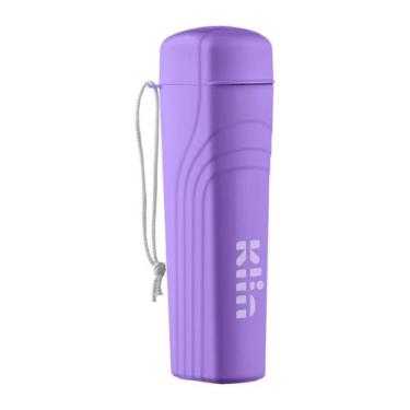 Imagem de Porta Escova Dental Plástico Com Tampa 500ml Klin Marco Boni, Lilás