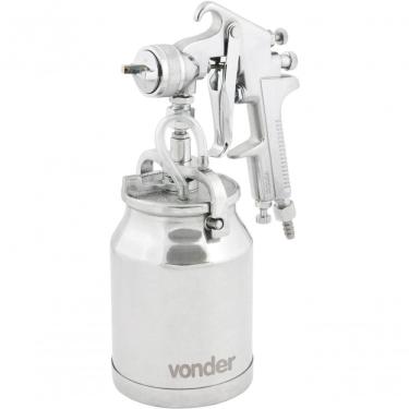 Imagem de Pistola Para Pintura Sucção 1,8mm 7,1 Pcm Caneca Alumínio 1