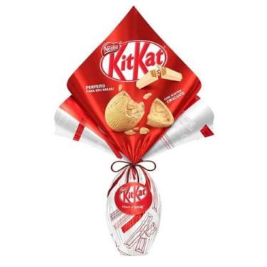Imagem de Ovo de Páscoa Kit Kat Branco Nestlé 332g