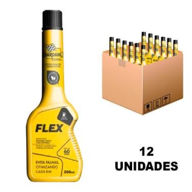Imagem de Kit 12 Aditivo para Combustível Flex Gasolina e Etanol 200ML - BARDAHL