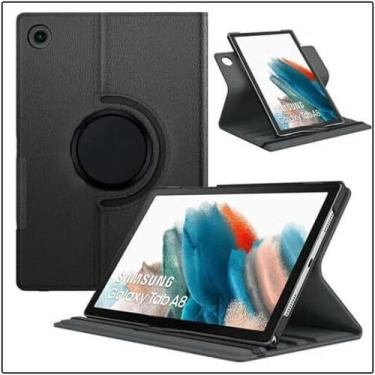 Imagem de Capa Case Compatível Samsung Galaxy Tab A8 10.5 2021 X200 X205 Preto G