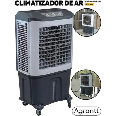 Imagem de Climatizador de Ar Evaporativo Portátil 80 Litros Air80Force Agratt 25