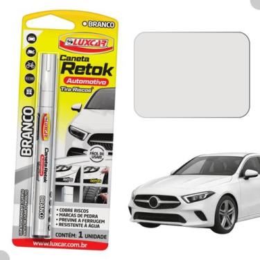 Imagem de Caneta Retok tira riscos LUXCAR Diversas Cores, Branco