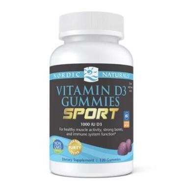 Imagem de Gomas de vitamina D3 Nordic Naturals 1000 UI de frutas silvestres 120 ct-Unissex