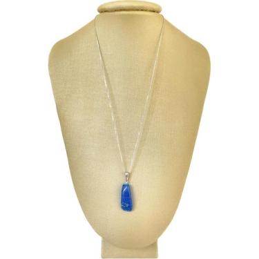 Imagem de Pingente Prata 950 Lápis Lazúli Polido - Ponte Vecchio Joias