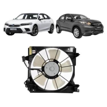 Imagem de Ventoinha Defletor Do Radiador Honda Civic Sedan 1.8 2.0 16V Ano 2012 