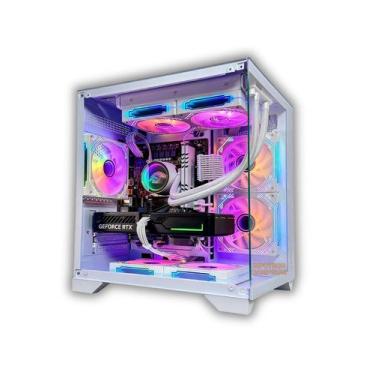 Imagem de PC Gamer Aquario Preto ou Branco  Ryzen 7 5700X  RTX 5060 8GB  16GB RA