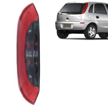 Imagem de Lanterna traseira corsa hatch 2003 a 2012 bicolor fumê le - AUTOMOTIVE