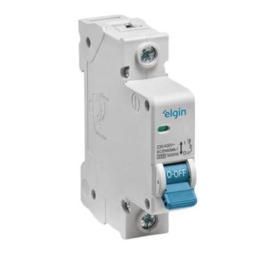 Imagem de Disjuntor Monopolar 10a Bivolt Branco Elgin