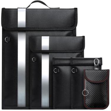 Imagem de Faraday Bags Coorattyes Anti-Tracking para telefones, laptops e tablet