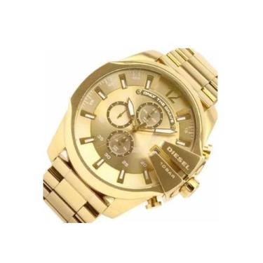 Imagem de Relógio Diesel Mega Chief DZ4360 Dourado 52mm Masculino - MR Esportivo