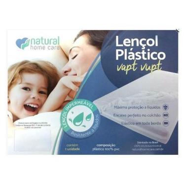 Imagem de Protetor de Colchão Impermeável Lençol Solteiro natural Home care - Na