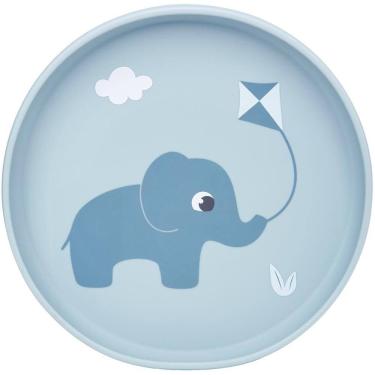 Imagem de Pratinho de Silicone Buba Com Ventosa Cloudy Elefante Azul