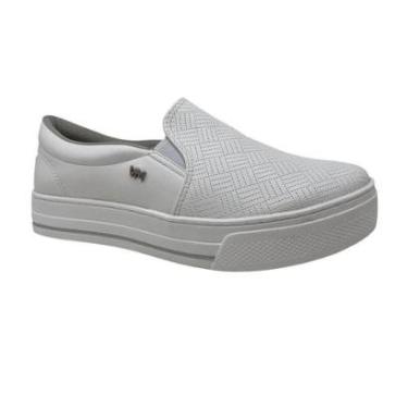 Imagem de Tênis Feminino Slip On Via Marte 23-4701-02 Branco-Feminino