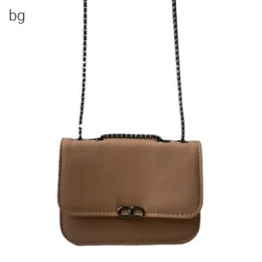 Imagem de Bolsa Feminina Mini Transversal Porta Celular com Alça de Corrente e T