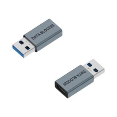 Imagem de Bloqueador De Dados USB Para Viagem: Proteção Anti-Hacking E Sincroniz