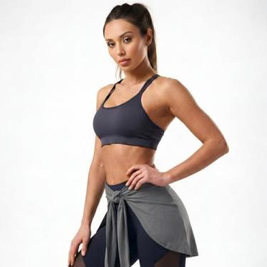 Imagem de Tapa Bumbum Academia Esportivo Treino Fitness Para Amarrar Na Cintura 