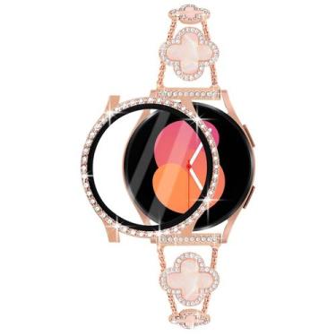Imagem de Pulseira de relógio Shesyuki Bling Band com capa para Samsung Galaxy 4