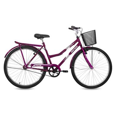 Imagem de Bicicleta Mormaii Aro 26 1V Soberana c/Cesta Violeta