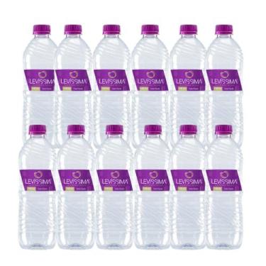 Imagem de Água Mineral Com Gás Levíssima 510ml Fardo 12unidades