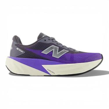 Imagem de Tênis New Balance Fuelcell Rebel V5 Feminino, 36, Roxo claro, Cinza