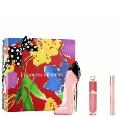 Imagem de Kit Carolina Herrera Good Girl Blush EDP 80ml + Blush Liquido 5ml + Tr