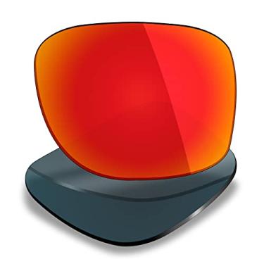 Imagem de Lentes de reposição Mryok para Oakley Romeo 2 – Opções, Polarized - Fire Red, One Size