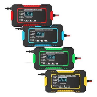 Imagem de Carregador de Bateria Automotivo Ecrã LCD - kapbom