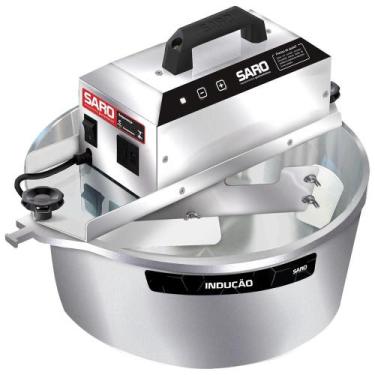 Imagem de Panela Misturadora de Indução Automática SARO G3 10 Litros Inox Bivolt