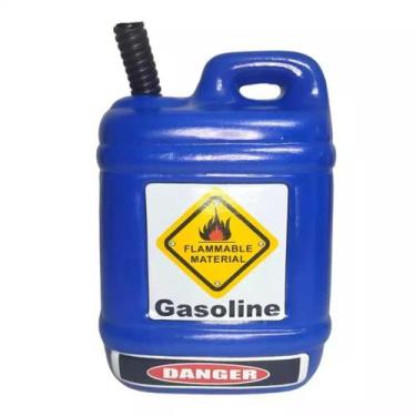 Imagem de Cofre Galão De Gasolina Em Ceramica Decoracao Azul - Decore Casa
