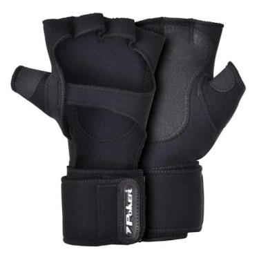 Imagem de Luva Poker Neoprene com Munhequeira Preto, G