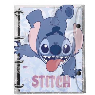 Imagem de Fichario De Pvc Stitch Cristal Completo - DAC
