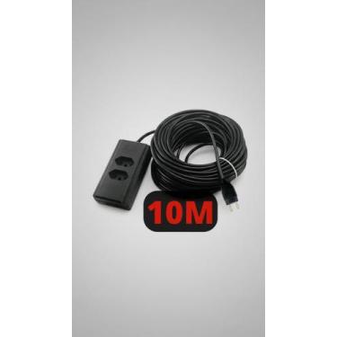 Imagem de Extensão Elétrica 10M Cabo PP 2x1.0mm Novo Padrão - Congratulations St