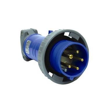 Imagem de Plugue Industrial Móvel 32A 2P+T 220/250V IP67 6H Azul S3276W – Steck