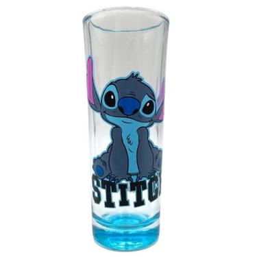 Imagem de Jerry Leigh Copo de shot alienígena Sitting Stitch, copos de bebida para adultos com tema da Disney, lembranças de férias da Disney para homens, presentes exclusivos de aniversário e inauguração para homens e mulheres, 28 g