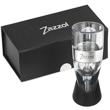 Imagem de Zazzol Decantador de aerador de vinho – Design de vários estágios com caixa de presente – Recomendado pelo Business Insider