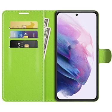 Imagem de Capa Capinha Carteira Danet Para Galaxy S22 Plus S22+ Case Couro Premium 360 Anti Impacto (Verde)