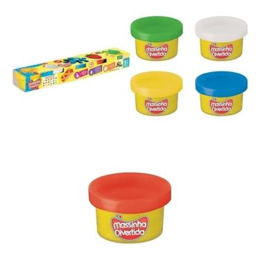 Imagem de Massinha Divertida De Modelar Infantil 5 Potes
