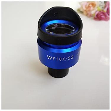 Imagem de Microscópio Adaptador WF10X 22 mm Blue Shell Zoom Microscópio Biológico Ajustável Microscópio Lente Acessórios para Microscópio Lentes (Cor: Quantidade 1 pç)
