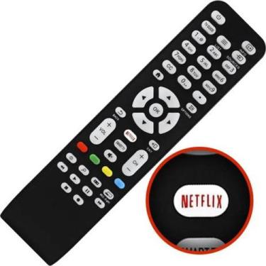 Imagem de Controle Remoto Para Tv Aoc Smart Com Tecla Netflix - Skylink