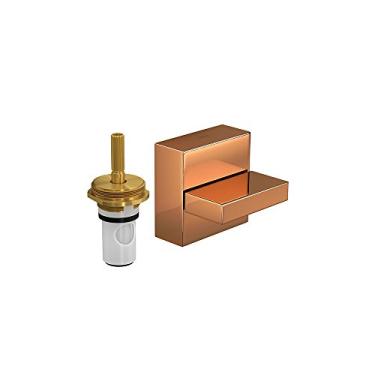 Imagem de Acabamento para registro de pressão 1/2" e 3/4" com mecanismo 1/2 volta Dream, Red Gold, Deca, 4916.GL87.PQ.RD