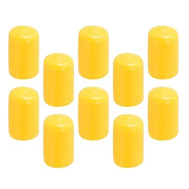 Imagem de DYNWAVE 10 Pçs Capa Protetor Protetor de Piscina Protetor de Cabeça de Bilhar Substituição Protetores de de Pool Cue, amarelo 12mm