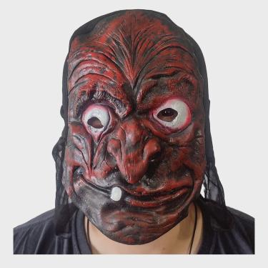Imagem de Máscara de Halloween Bruxa Marrom em Látex