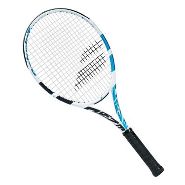 Imagem de Raquete de Tênis Babolat Evo Drive Lite 255g Branca e Azul