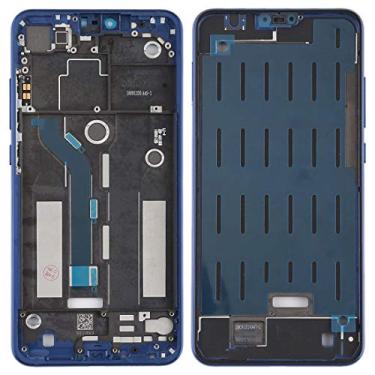 Imagem de HUANGYUNCHAO Acessórios telefônicos Munção do quadro médio com teclas laterais para Xiaomi Mi 8 Lite Substituição do telefone celular