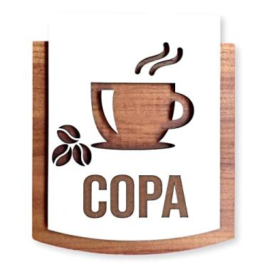 Imagem de Placa De Sinalização | Copa - MDF 15x13cm