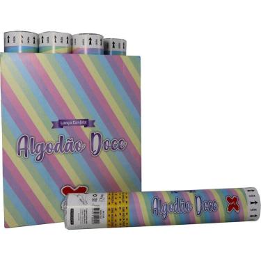 Imagem de Lançador De Confete Algodão Doce Papel 30Cm